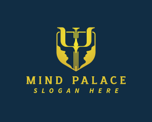 Human Mind Psychology logo design