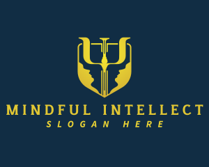 Human Mind Psychology logo design