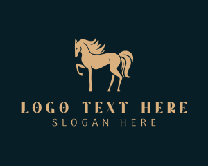 Horse Equestrian Animal logo design