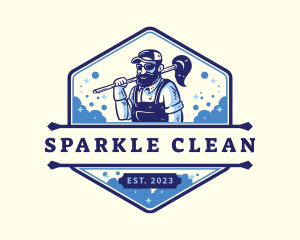 Housekeeping Janitor Cleaning  logo