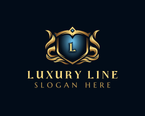 Luxury Royal Shield logo design