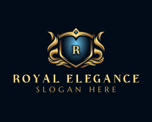 Luxury Royal Shield logo design