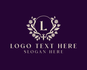 Luxury Floral Ornament Boutique logo