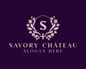 Luxury Floral Ornament Boutique logo design