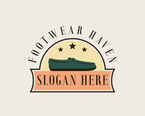 Loafer Shoes Footwear logo design