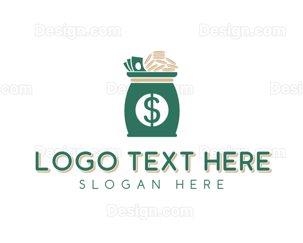 Dollar Money Bag Logo