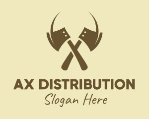 Brown Axe Weapon logo design