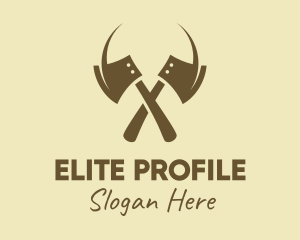 Brown Axe Weapon logo design