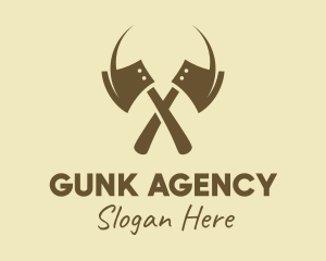 Brown Axe Weapon logo design