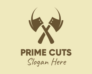 Brown Axe Weapon logo design