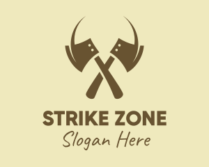 Brown Axe Weapon logo design