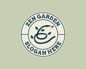 Gardening Lawn Hose logo design