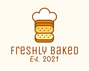 Loaf Bread Chef logo design