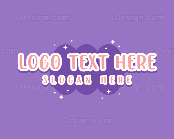 Sweet Bubblegum Blob Logo