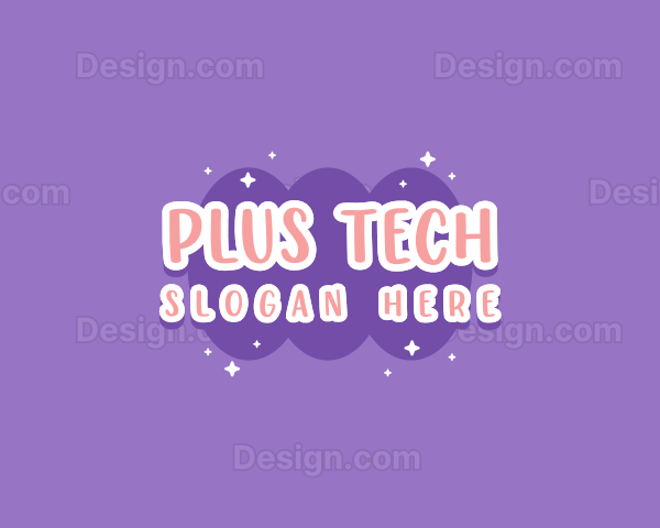 Sweet Bubblegum Blob Logo