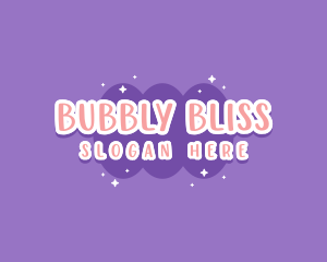 Sweet Bubblegum Blob logo design