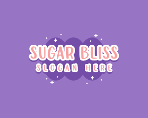 Sweet Bubblegum Blob logo design