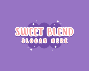 Sweet Bubblegum Blob logo design