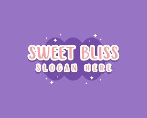 Sweet Bubblegum Blob logo design