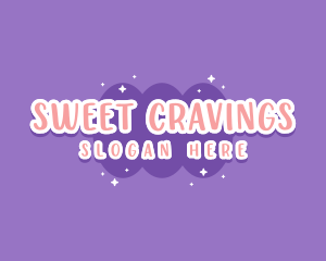 Sweet Bubblegum Blob logo design