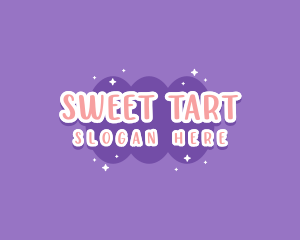 Sweet Bubblegum Blob logo design