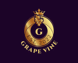 Royal Grapes Ring logo design