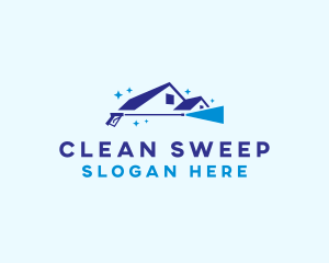 Pressure Washer Cleaning logo design