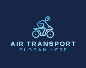 Delivery Logistics Courier logo design