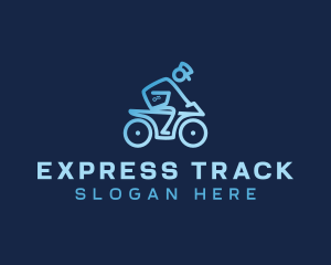 Delivery Logistics Courier logo design