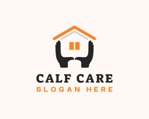 Care Shelter Hands logo design