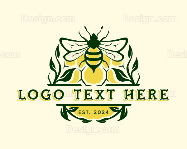 Honey Bee Apiary Logo