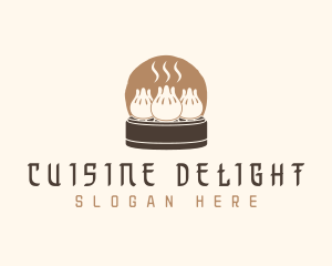 Dimsum Dumpling Food logo design