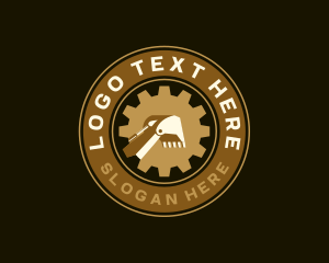 Excavator Cog Construction logo