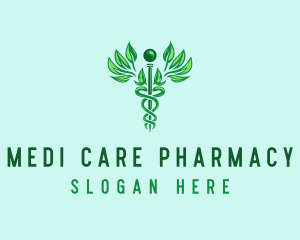 Medical Caduceus Pharmacy logo design