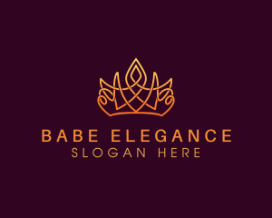 Elegant Royal Crown logo design