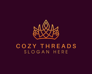 Elegant Royal Crown logo design