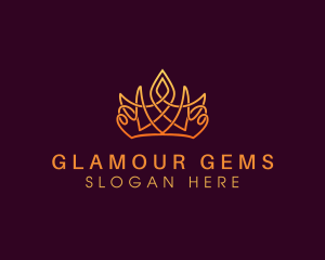 Elegant Royal Crown logo design