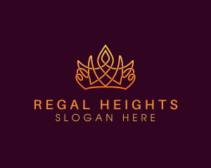 Elegant Royal Crown logo design