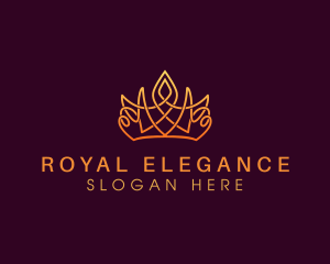 Elegant Royal Crown logo design