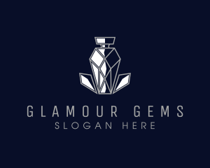 Crystal Perfume Scent logo design