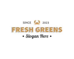 Fresh Seafood Restaurant logo design