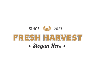 Fresh Seafood Restaurant logo design