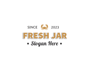 Fresh Seafood Restaurant logo design