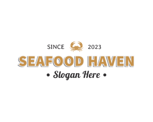 Fresh Seafood Restaurant logo design