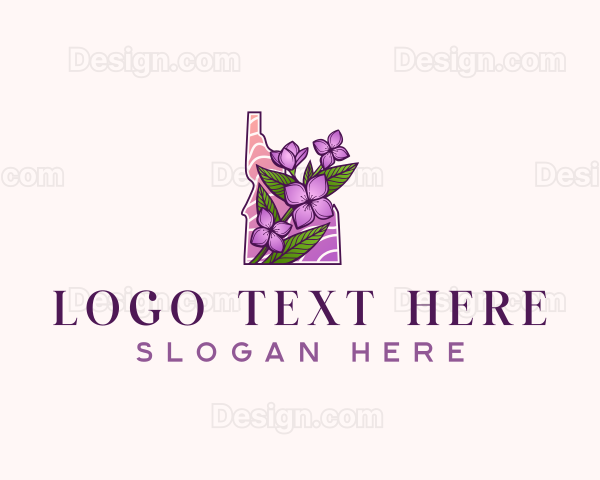 Idaho Flower Syringa Logo