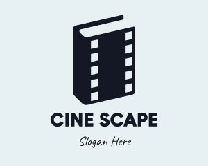 Film Book Cinema logo design