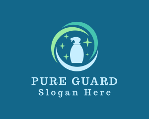 Cleaning Bottle Sprayer Disinfectant logo