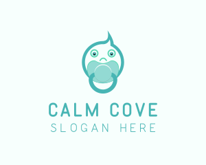 Teal Baby Pacifier logo