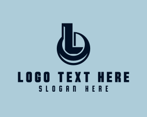 Logistics Cargo Letter L Logo