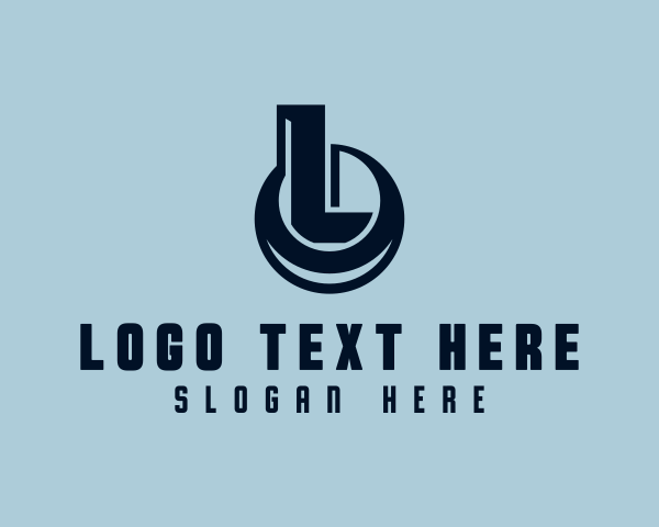 Letter L logo example 1